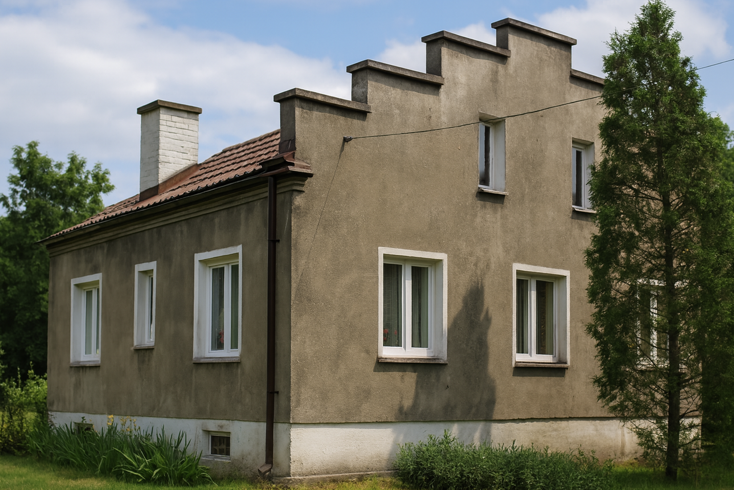 Stary dom słabo izolowany