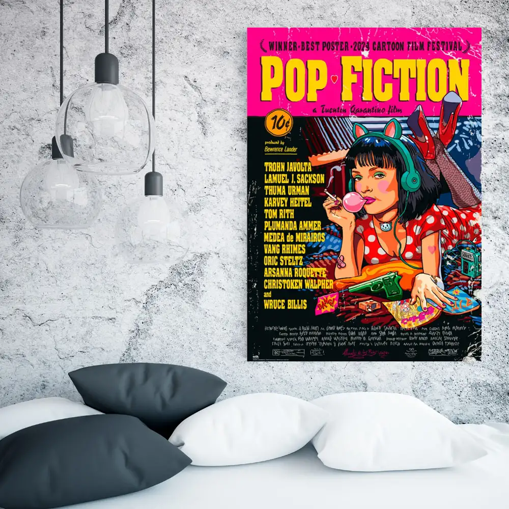 plakaty filmowe pulp fiction