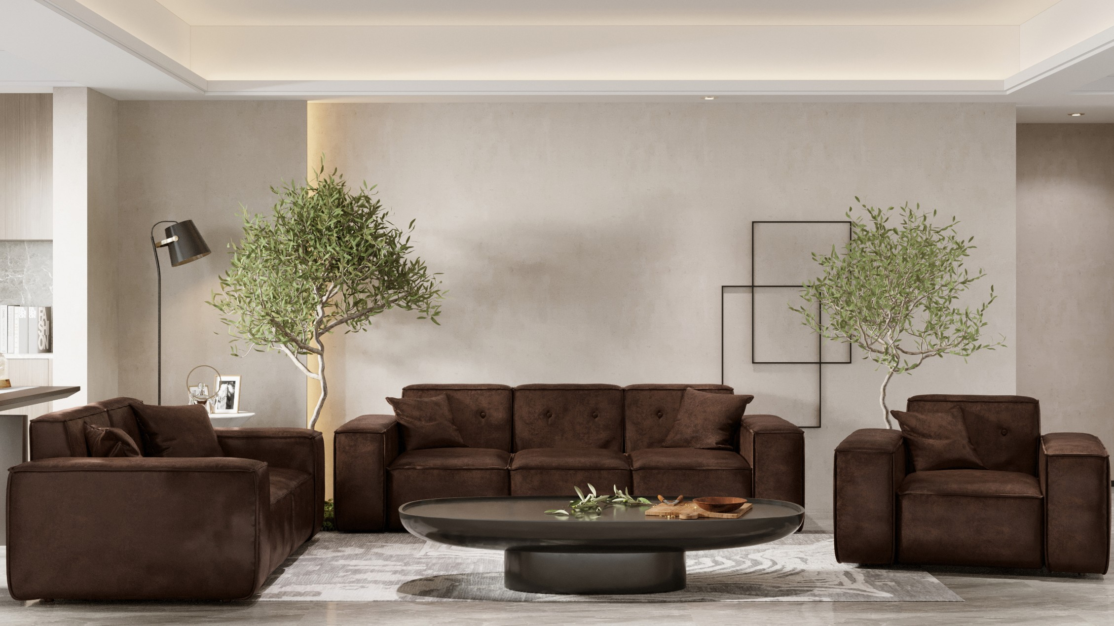 Komplet wypoczynkowy 3+2+1