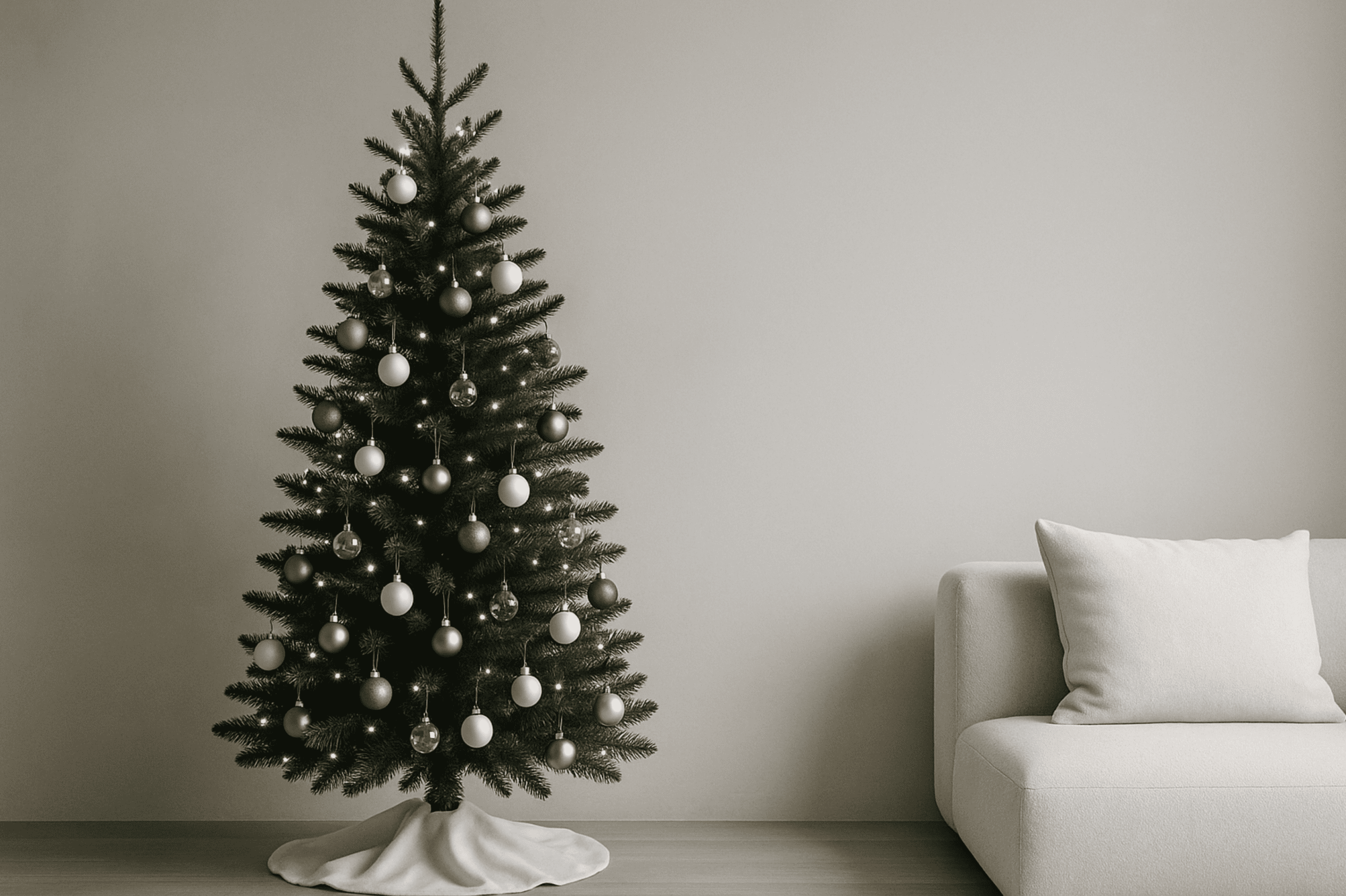 Nowoczesna choinka