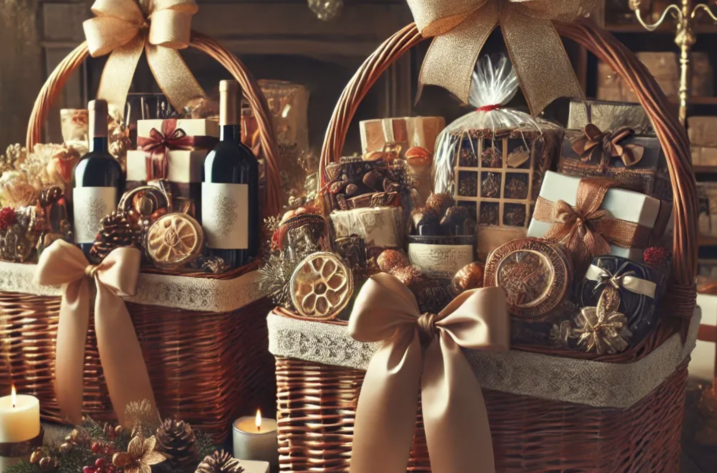 Wiklinowe kosze i misy