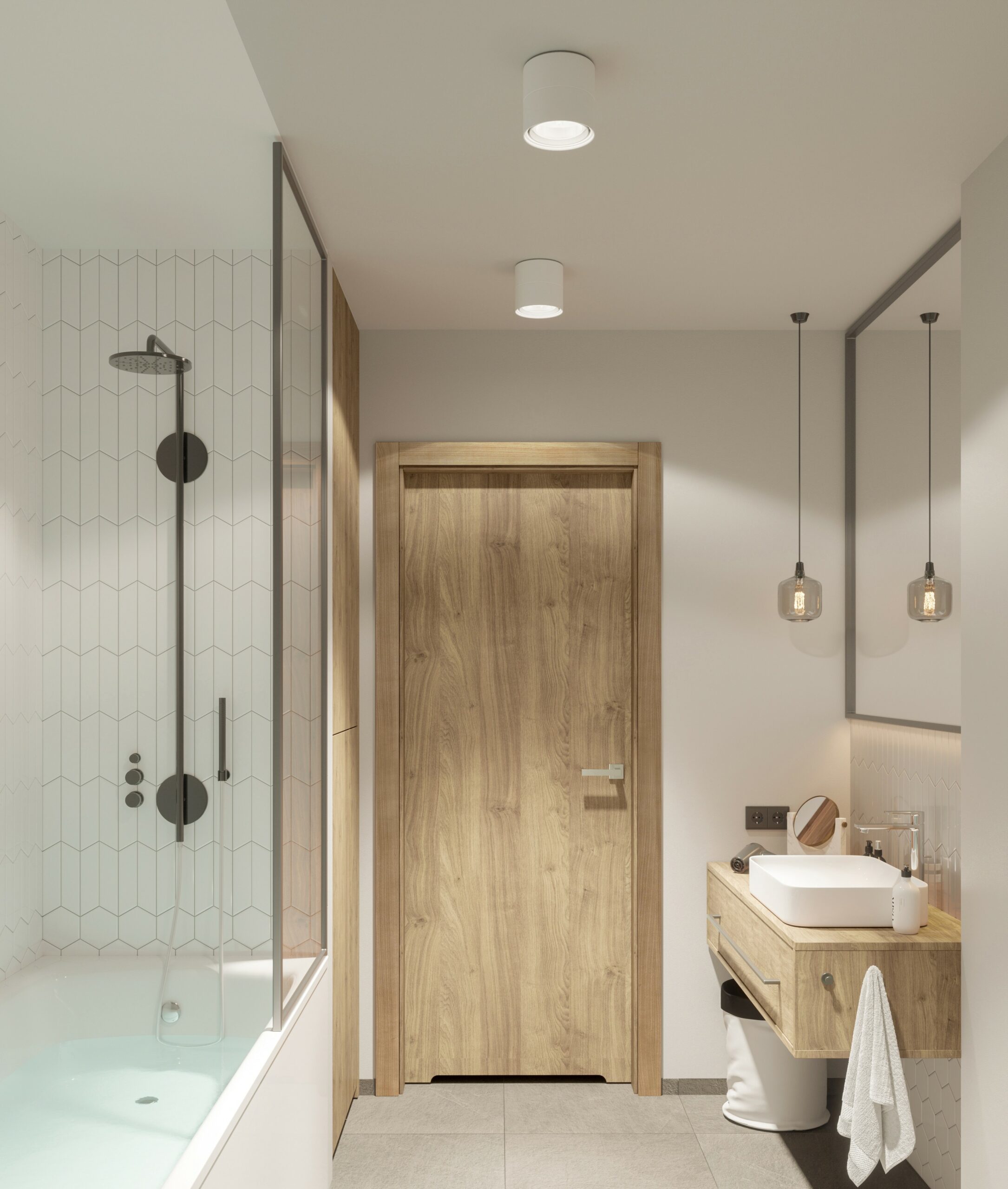 Drzwi wewnętrzne do łazienki, Multiform CAL drzwi