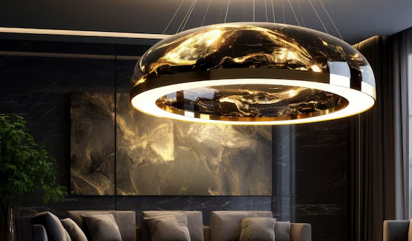 Lampy z akrylu i metalu